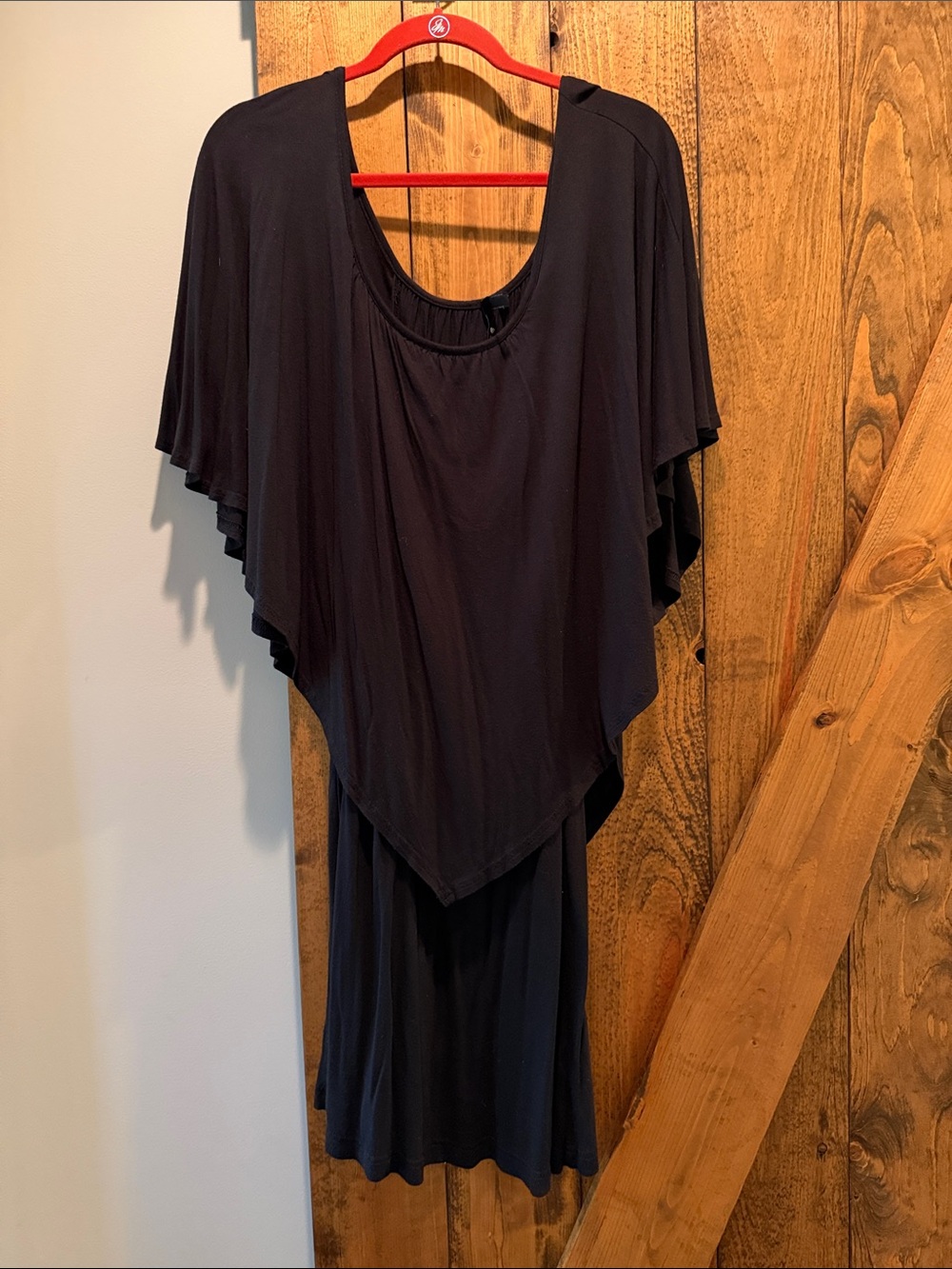 Classic Black Women's Scoop Neck Dress